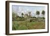 Landscape, Louveciennes, c.1872-Camille Pissarro-Framed Giclee Print