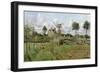 Landscape, Louveciennes, c.1872-Camille Pissarro-Framed Giclee Print