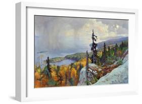 Landscape (Maisema Kolilta). 1930-Eero Jarnefelt-Framed Giclee Print