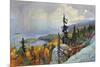 Landscape (Maisema Kolilta). 1930-Eero Jarnefelt-Mounted Giclee Print