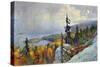Landscape (Maisema Kolilta). 1930-Eero Jarnefelt-Stretched Canvas