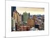 Landscape Manhattan Buildings-Philippe Hugonnard-Mounted Art Print