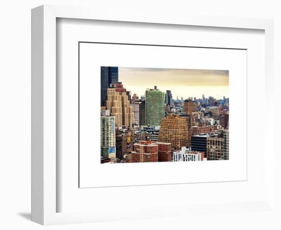 Landscape Manhattan Buildings-Philippe Hugonnard-Framed Art Print