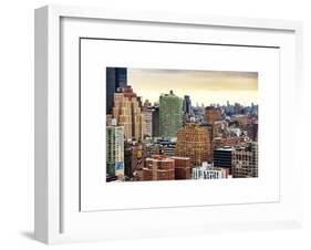 Landscape Manhattan Buildings-Philippe Hugonnard-Framed Art Print