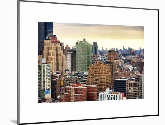 Landscape Manhattan Buildings-Philippe Hugonnard-Mounted Art Print