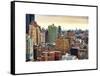 Landscape Manhattan Buildings-Philippe Hugonnard-Framed Stretched Canvas