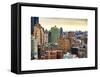 Landscape Manhattan Buildings-Philippe Hugonnard-Framed Stretched Canvas