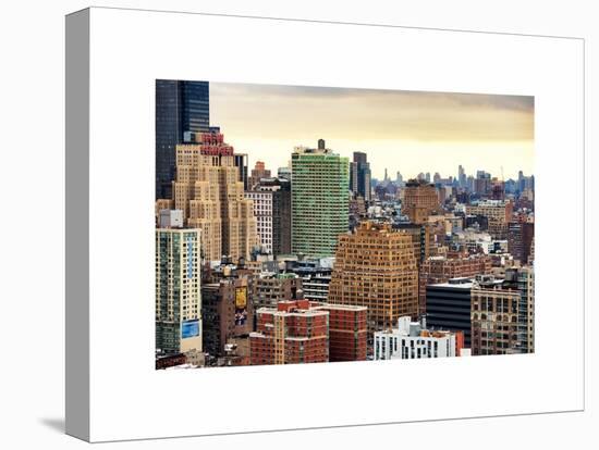Landscape Manhattan Buildings-Philippe Hugonnard-Stretched Canvas
