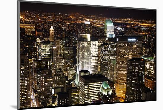 Landscape - Manhattan - New York City - United States-Philippe Hugonnard-Mounted Photographic Print