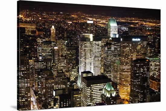 Landscape - Manhattan - New York City - United States-Philippe Hugonnard-Stretched Canvas