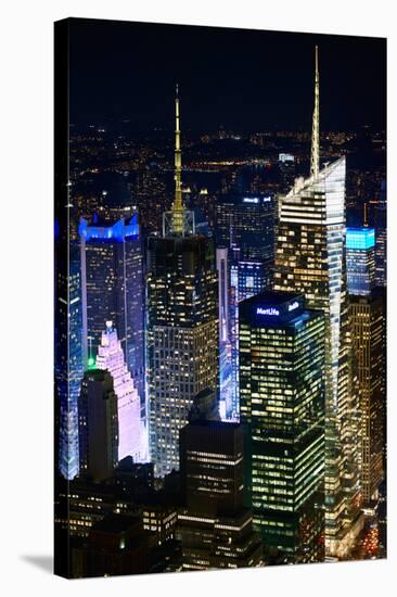 Landscape - Manhattan - New York City - United States-Philippe Hugonnard-Stretched Canvas