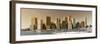 Landscape - Manhattan - Sunset - New York City - United States-Philippe Hugonnard-Framed Photographic Print