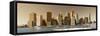 Landscape - Manhattan - Sunset - New York City - United States-Philippe Hugonnard-Framed Stretched Canvas