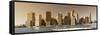 Landscape - Manhattan - Sunset - New York City - United States-Philippe Hugonnard-Framed Stretched Canvas