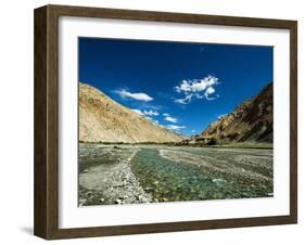 Landscape, Markha Valley, Ladakh, India-Anthony Asael-Framed Premium Photographic Print