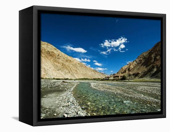 Landscape, Markha Valley, Ladakh, India-Anthony Asael-Framed Stretched Canvas