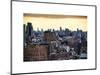 Landscape Midtown Manhattan at Sunset-Philippe Hugonnard-Mounted Art Print