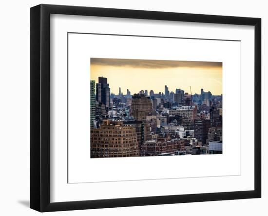 Landscape Midtown Manhattan at Sunset-Philippe Hugonnard-Framed Art Print