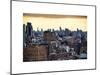 Landscape Midtown Manhattan at Sunset-Philippe Hugonnard-Mounted Art Print