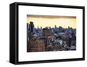 Landscape Midtown Manhattan at Sunset-Philippe Hugonnard-Framed Stretched Canvas