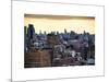 Landscape Midtown Manhattan at Sunset-Philippe Hugonnard-Mounted Art Print