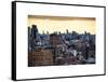 Landscape Midtown Manhattan at Sunset-Philippe Hugonnard-Framed Stretched Canvas