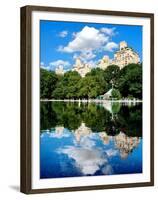 Landscape Mirror, Central Park, Conservatory Water, Manhattan, New York, United State-Philippe Hugonnard-Framed Premium Photographic Print