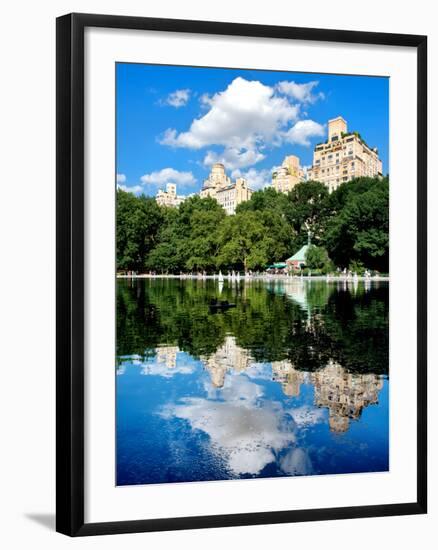 Landscape Mirror, Central Park, Conservatory Water, Manhattan, New York, United State-Philippe Hugonnard-Framed Premium Photographic Print