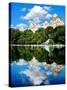 Landscape Mirror, Central Park, Conservatory Water, Manhattan, New York, United State-Philippe Hugonnard-Stretched Canvas