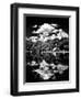 Landscape Mirror, Central Park, Conservatory Water, Manhattan, New York, White Frame-Philippe Hugonnard-Framed Art Print