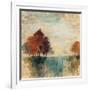 Landscape Monotype II-Silvia Vassileva-Framed Art Print