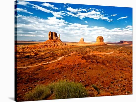 Landscape - Monument Valley - Utah - United States-Philippe Hugonnard-Stretched Canvas