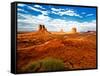 Landscape - Monument Valley - Utah - United States-Philippe Hugonnard-Framed Stretched Canvas