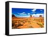 Landscape - Monument Valley - Utah - United States-Philippe Hugonnard-Framed Stretched Canvas