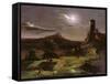 Landscape (Moonlight), C.1833-34-Thomas Cole-Framed Stretched Canvas