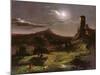 Landscape (Moonlight), C.1833-34-Thomas Cole-Mounted Giclee Print