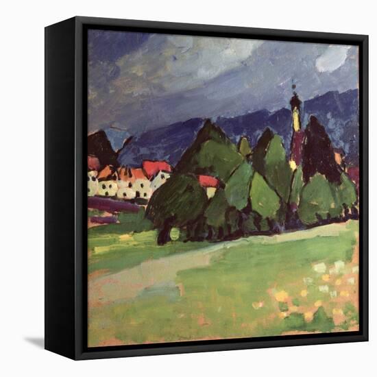 Landscape, Murnau-Alfred Jacob Miller-Framed Stretched Canvas