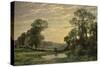 Landscape Near Arundel, Sussex-Jose Weiss-Stretched Canvas