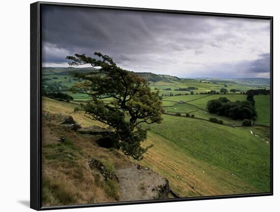 Landscape Near Austwick, Yorkshire Dales National Park, Yorkshire, England, United Kingdom, Europe-Patrick Dieudonne-Framed Photographic Print