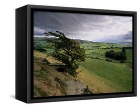 Landscape Near Austwick, Yorkshire Dales National Park, Yorkshire, England, United Kingdom, Europe-Patrick Dieudonne-Framed Stretched Canvas