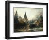 Landscape Near Beauvais, 1740-François Boucher-Framed Giclee Print