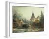 Landscape Near Beauvais, Early 1740s-Francois Boucher-Framed Giclee Print