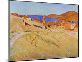 Landscape Near Collioure, 1866-1867-Georges-Daniel De Monfreid-Mounted Giclee Print