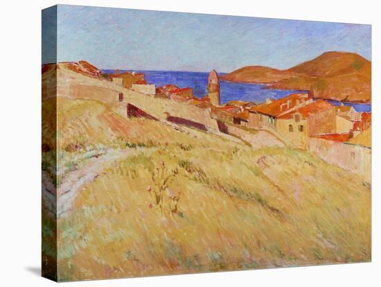 Landscape Near Collioure, 1866-1867-Georges-Daniel De Monfreid-Stretched Canvas