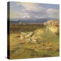 Landscape Near Corinth, C.1835-Carl Rottmann-Stretched Canvas