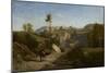 Landscape Near Crémieu-Charles Francois Daubigny-Mounted Premium Giclee Print