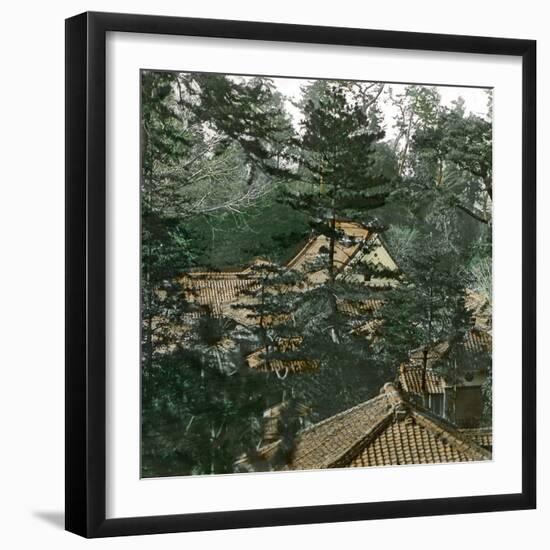Landscape Near Edo (Japan) Circa 1860-Leon, Levy et Fils-Framed Photographic Print