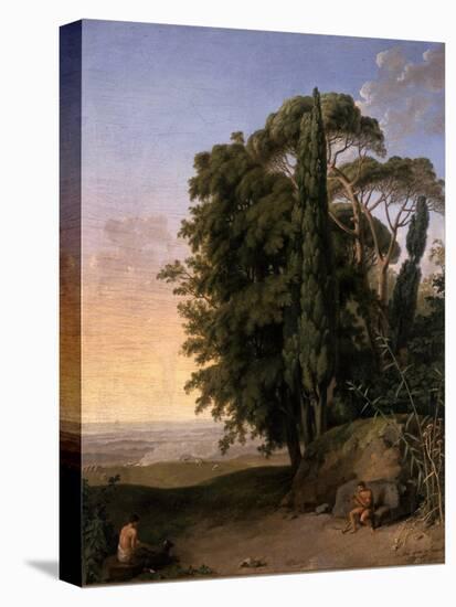 Landscape Near Frascati, 1783-Johann Heinrich Wilhelm Tischbein-Stretched Canvas