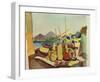 Landscape near Hammamet-Auguste Macke-Framed Giclee Print