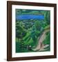 Landscape near Lake Tegern-Auguste Macke-Framed Giclee Print